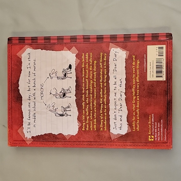 Diary of a Wimpy Kid, 217 pages. Hardback book. Used but still in great shape. - Picture 2 of 8